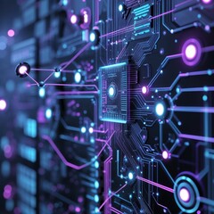 Digital Networking Illustration