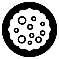 sponge glyph icon