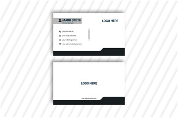 modern creative business card and name card horizontal simple clean template vector design