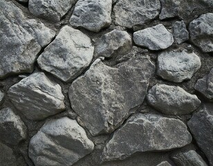 Gray Stone Texture with Natural Patterns for Design and Decoration