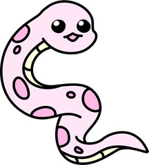 Cute Pink Snake