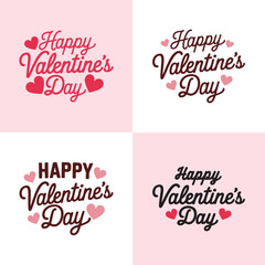 Happy Valentine's day calligraphy typography t-shirt design