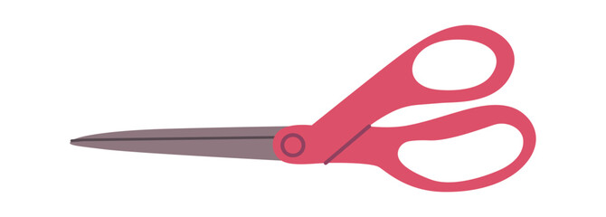 Sewing scissors for craftwork vector illustration