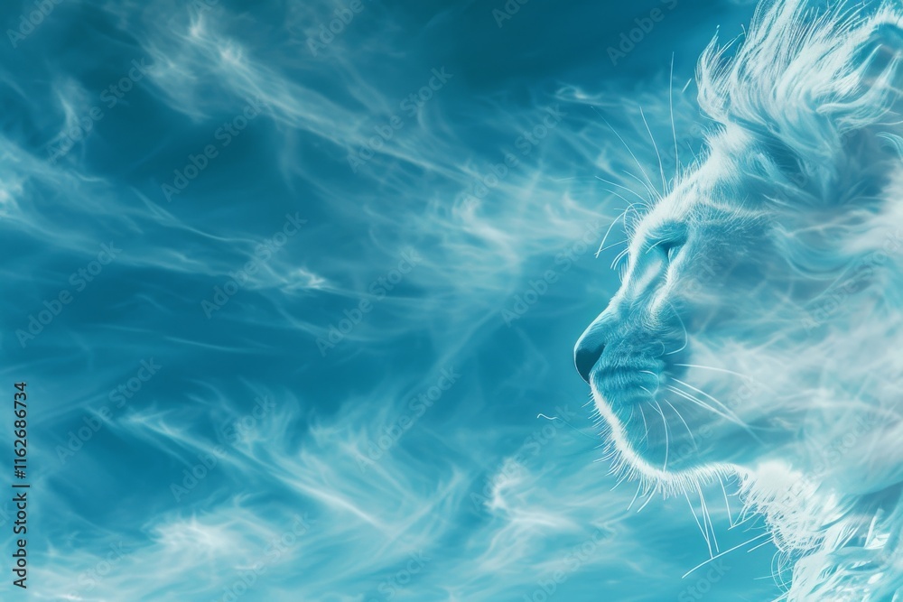 Wall mural soft smooth white clouds with pastel color of sky.for abstract background