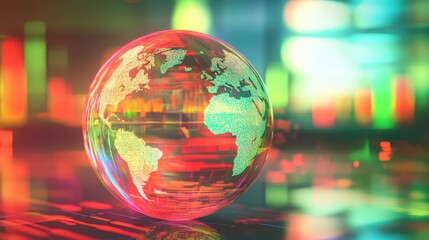 The Colorful Digital Globe