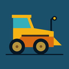 Naklejka premium truck on a white background