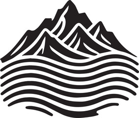 illustration of mountain