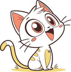 cute-happy-cat-in-clip-art-style-.eps