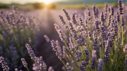 Fototapeta premium lavender field in region