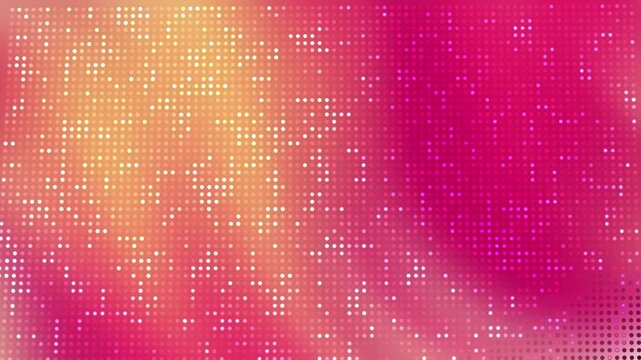 Soft animated abstract background. Pink and orange gradient circle pattern. Suitable for backgrounds, textiles, stationery and website design projects that require a lively geometric touch.