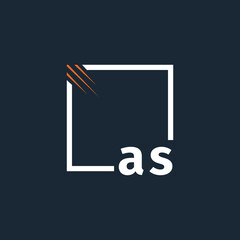 initial monogram letter  logo with creative design.