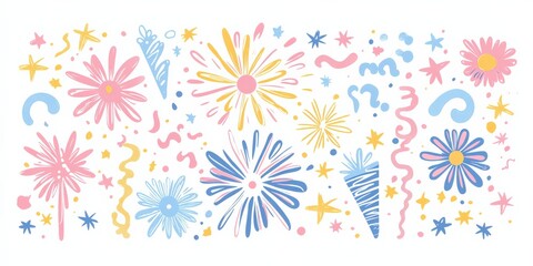 Delightful Celebration A Whimsical Collection of Festive Firewor