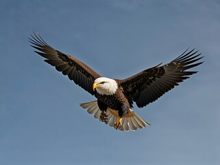 Fototapeta premium bald eagle in flight