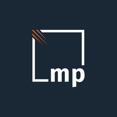 initial monogram letter  logo with creative design.