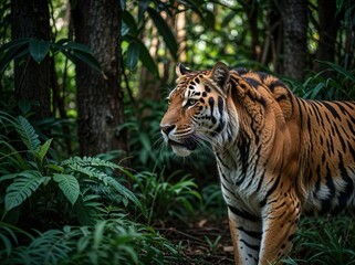 Obraz premium tiger in the wild