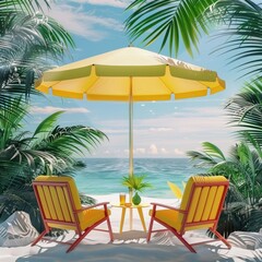 Obraz premium Beautiful summer tropical beach sand