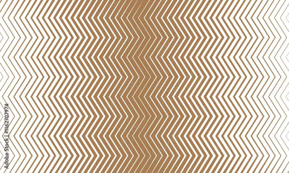 Poster abstract brown big to small corner wave line pattern.