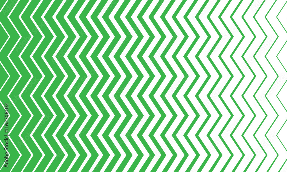 Poster abstract green big to small corner wave line pattern.