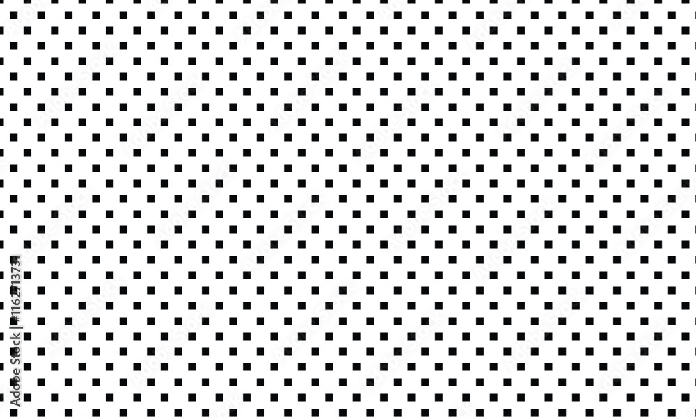 Poster Seamless Black and White Polka Dot Pattern Background for Textiles, Graphics, and Modern Design Applications