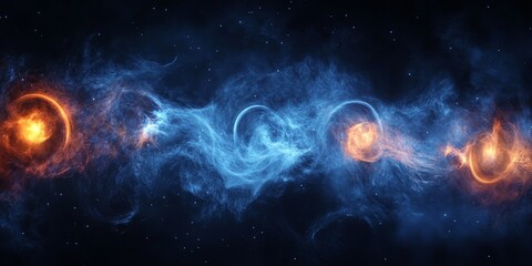 Obraz premium Stunning cosmic background with space-inspired theme