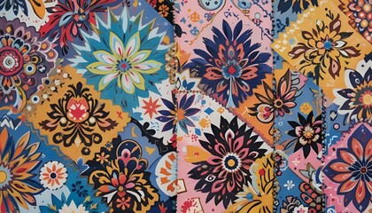 colorful fabric texture background