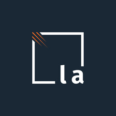 initial monogram letter  logo with creative design.