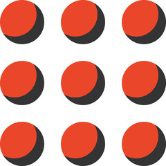 Ball shapes Bauhaus volumetric design
