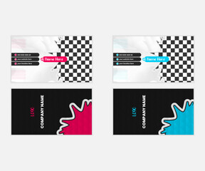 minimal creative business card