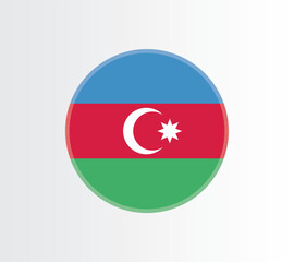 Azerbaijan country flag concept with grunge design suitable for a logo icon design	