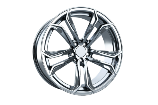 Exceptional Luxury Car Alloy Wheel Rim for Ultimate Style Isolated on Transparent Background