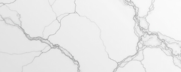 Obraz premium Soft white marble texture, delicate grey veining , material, polished