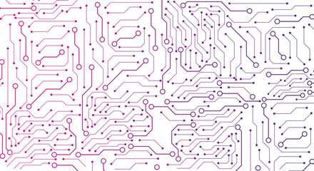 Circuit board abstract technology on white background  illustration