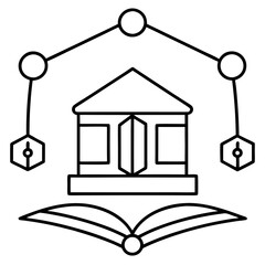 Abstract Knowledge Network Vector Graphics