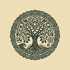 Celtic Tree of Life vector art
