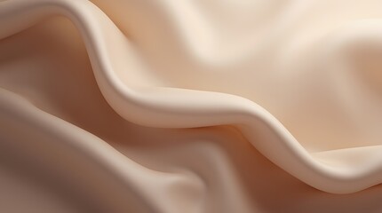 Obraz premium Black dark light pastel dusty pale soft brown sepia beige nude white abstract background. Silk satin fabric. Curtain drapery flowing line stripe. Gradient. Mocha mousse color 2025. Beautiful elegant