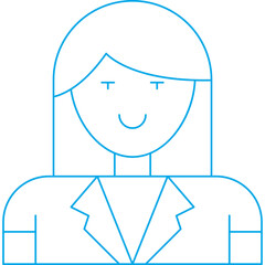 Nurse icon single vector illustration