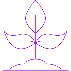 Planting icon single vector illustration