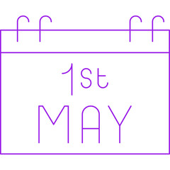 Calendar icon single vector illustration