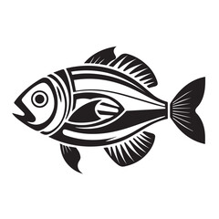fish vector silhouette