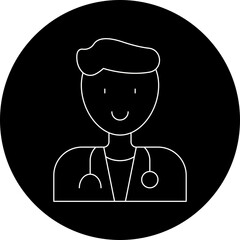 Doctor icon single vector illustration