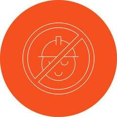 No Child Labor icon single vector illustration