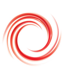 Glossy wavy eddy coral cycle graphic banner icon backdrop. Coil syrup fluid surface deep color text space in white center. Appetizing mix gel jam of vibrant ruby cherry, bilberry, cowberry, foxberry