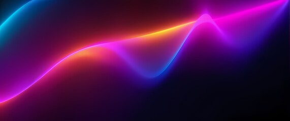 An illuminated abstract background of vibrant neon colors blending seamlessly perfect for a tech inspired vibe