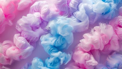 Pastel-colored swirls create a dreamy, ethereal mood. Shades of pink, purple, and blue blend seamlessly.