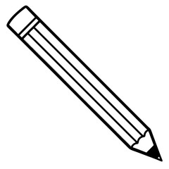 Dynamic pencil Line Art Vector Creativity