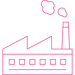 Factory icon single vector illustration