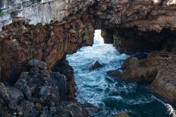 Obraz premium Scenic Mouth of Hell (Boca de Inferno) Gorge near Cascais, Portugal
