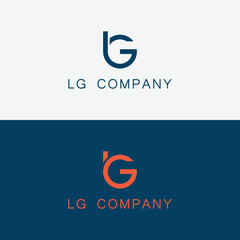 Letter GL LG logo design template. LG, GL Abstract Letters Logo Monogram Template. Alphabet letter icon logo GL or LG  © Mofijul
