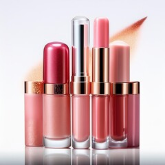 Obraz premium lipstick and nail polish