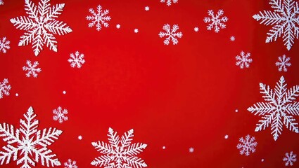 Enchanting Winter Background with Snowflakes, Frosty Trees, and Cozy Christmas Lights &ndash; Perfect for Holiday Themes and Festive Designs